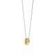 TI SENTO 34057ZY/42 ogrlica Triple Ring Sterling Silver 925 Yellow gold plated