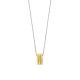 TI SENTO 34057ZY/42 ogrlica Triple Ring Sterling Silver 925 Yellow gold plated