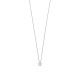 TI SENTO 34087ZI ogrlica Classic Zirconia White 925 Sterling Silver 5mm