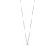 TI SENTO 34087ZI ogrlica Classic Zirconia White 925 Sterling Silver 5mm