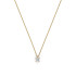 TI SENTO 34087ZY ogrlica Classic Zirconia Sterling Silver 925 Yellow Gold Plated Timeless Bestseller