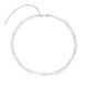 TI SENTO 34094PW/42 ogrlica Modern Shell Pearl White Silver Platinum Plated Variation in size