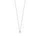 TI SENTO 34103ZY ogrlica Classic Square Zirconia White Yellow Gold Plated 925 Sterling Silver 7mm