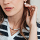 TI SENTO 34112YP ogrlica Shell Pearl 8mm Yellow Gold Plated Bestseller