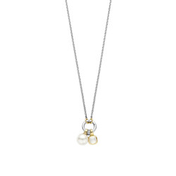 TI SENTO 34114YP ogrlica Mother of Pearl Sterling Silver 925 Yellow Gold Plated