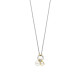 TI SENTO 34114YP ogrlica Mother of Pearl Sterling Silver 925 Yellow Gold Plated