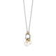TI SENTO 34114YP ogrlica Mother of Pearl Sterling Silver 925 Yellow Gold Plated