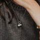 TI SENTO 34114YP ogrlica Mother of Pearl Sterling Silver 925 Yellow Gold Plated