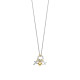 TI SENTO 34115ZY ogrlica Love Faith Hope Sterling Silver 925 Yellow Gold Plated Ljubav Vera Nada