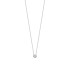 TI SENTO 34124ZI ogrlica Classic Zirconia White 5mm Sterling Silver 925 Platinum Plated