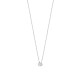 TI SENTO 34124ZI ogrlica Classic Zirconia White 5mm Sterling Silver 925 Platinum Plated