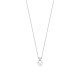 TI SENTO 34125PW ogrlica Zirconia Shell Pearl White Sterling Silver 925 Platinum Plated 12mm