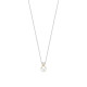 TI SENTO 34125YP ogrlica Zirconia Yellow Gold Plated Shell Pearl White Sterling Silver 925 Platinum Plated 12mm 