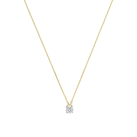 TI SENTO 34144ZY/42 ogrlica Chain Zirconia 6mm Premium 925 Sterling Silver Gold Plated Urban Minimalst Style
