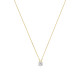 TI SENTO 34144ZY/42 ogrlica Chain Zirconia 6mm Premium 925 Sterling Silver Gold Plated Urban Minimalst Style