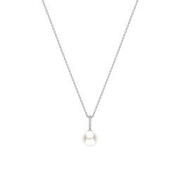 TI SENTO 34153PW/42 ogrlica Icon Pearl 12mm Premium 925 Sterling Silver Statement Jewelry & Classic Style