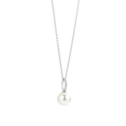 TI SENTO 34153PW/42 ogrlica Icon Pearl 12mm Premium 925 Sterling Silver Statement Jewelry & Classic Style