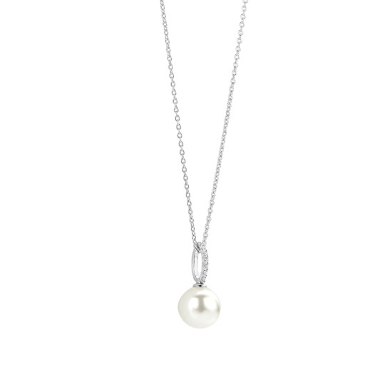 TI SENTO 34153PW/42 ogrlica Icon Pearl 12mm Premium 925 Sterling Silver Statement Jewelry & Classic Style