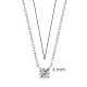 TI SENTO 3894ZI/42 ogrlica Classic Zirconia 925 Sterling Silver Minimalistic 6mm Bestseller