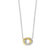 TI SENTO 3915ZY/42 ogrlica Forever Connected Two Tone Plated 925 Sterling Silver 12mm