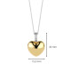 TI SENTO 6745SY ogrlica Heart Sterling Silver 925 Yellow Gold Plated 15mm Bestseller
