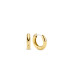 TI SENTO 7210YS mindjuše alke Classic Small Sterling Silver 925 Yellow Gold Plated 14mm