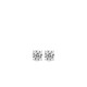 TI SENTO 7321ZI mindjuše Classic White Zirconia Minimalistic 925 Sterling Silver 8mm