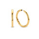 TI SENTO 7782SY mindjuše alke Classic Oversized Sterling Silver 925 Yellow Gold Plated 30mm