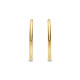 TI SENTO 78007SY mindjuše alke Classic Oversized Sterling Silver 925 Yellow Gold Plated 35mm
