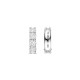 TI SENTO 78023ZI mindjuše alke Tennis Zirconia White 925 Sterling Silver 12mm Bestseller