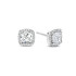 TI SENTO 78029ZI mindjuše Classic Square White Zirconia 925 Sterling Silver 7mm