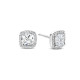 TI SENTO 78029ZI mindjuše Classic Square White Zirconia 925 Sterling Silver 7mm