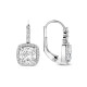 TI SENTO 78031ZI mindjuše Classic Square Zirconia Sterling Silver 925 18mm