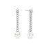 TI SENTO 78070PW mindjuše Drop Zirconia Shell Pearl Sterling Silver 925 35mm