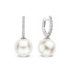 TI SENTO 78091PW mindjuše alke Icon Pearl Premium 925 Sterling Silver 26mm