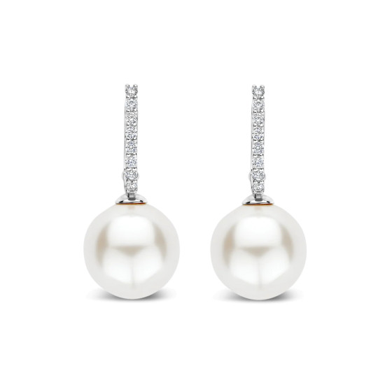 TI SENTO 78091PW mindjuše alke Icon Pearl Premium 925 Sterling Silver 26mm