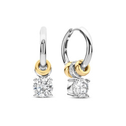 TI SENTO 78103ZY mindjuše alke sa priveskom Classics Collection Premium 925 Sterling Silver 25mm