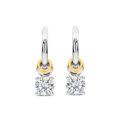 TI SENTO 78103ZY mindjuše alke sa priveskom Classics Collection Premium 925 Sterling Silver 25mm