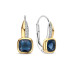 TI SENTO 78118DB mindjuše Deep Blue Gold Plated Premium 925 Sterling Silver 19mm