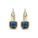 TI SENTO 78118DB mindjuše Deep Blue Gold Plated Premium 925 Sterling Silver 19mm