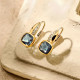 TI SENTO 78118DB mindjuše Deep Blue Gold Plated Premium 925 Sterling Silver 19mm