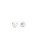TI SENTO 7940PW mindjuše Shell Pearl White 925 Sterling Silver 4mm