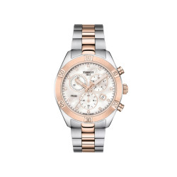 TISSOT T1019172211600 PR 100 Sport Chic 38mm Chronograph mother of pearl dial Diamond 10ATM