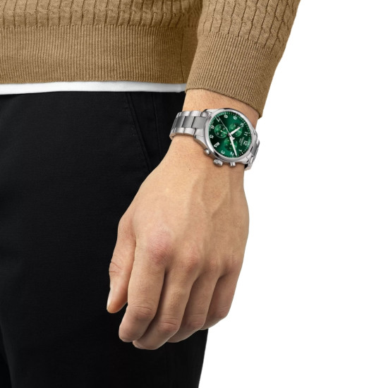 TISSOT T1166171109200 Chrono XL Classic 45mm geen dial 10ATM