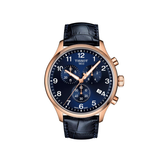TISSOT T1166173604200 Chrono XL Classic 45mm deep blue dial 10ATM