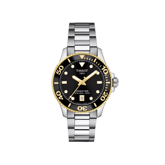 TISSOT T1202102105100 Seastar 1000 36mm black dial 30ATM