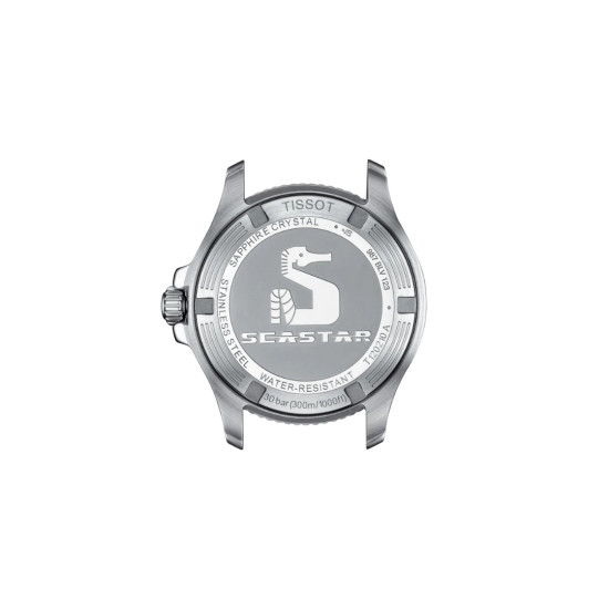 TISSOT T1202102105100 Seastar 1000 36mm black dial 30ATM