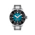 TISSOT T1206071104100 Seastar 2000 46mm POWERMATIC 80 turquoise dial 60ATM