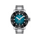 TISSOT T1206071104100 Seastar 2000 46mm POWERMATIC 80 turquoise dial 60ATM