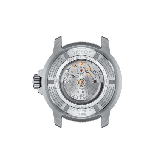 TISSOT T1206071744100 Seastar 2000 46mm POWERMATIC 80 black dial 60ATM